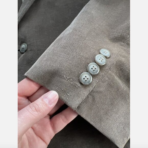 Calvin Klein Brown Corduroy Two Button Blazer Sport Coat - 54R - Picture 10 of 15